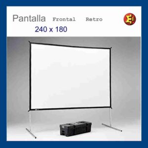 Pantalla marco plegable de 240x180cm