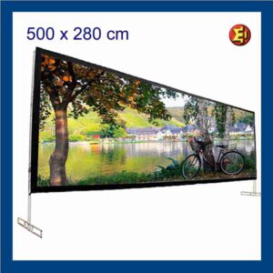 Pantalla marco plegable de 500x280cm