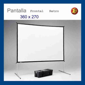 Pantalla marco plegable de 360x270cm